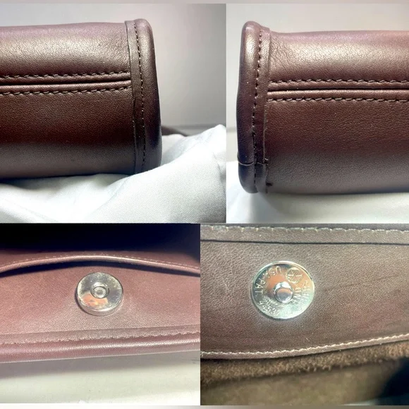 Rare Vintage Mahogany Coach Disco Crossbody Near Mint PRICE FIRM NWOT - Picture 7 of 16